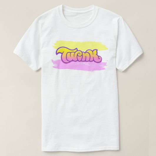 Twink Pride Mannen Basic T-Shirt (Design voorkant)