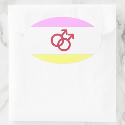 TWINK PRIDE OVALE STICKER (Tas)