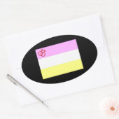 Twink Pride Ovale Sticker (Envelop)