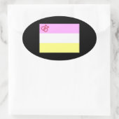 Twink Pride Ovale Sticker (Tas)
