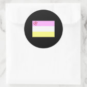 Twink Pride Ronde Sticker (Tas)