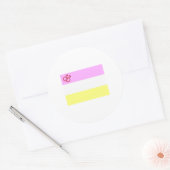 Twink Pride Ronde Sticker (Envelop)
