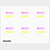 Twink Pride Ronde Sticker (Vel)
