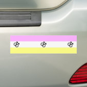 Twink Pride Vlag Bumpersticker (Op auto)