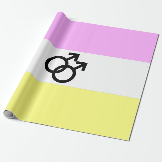 Twink Pride-vlag Cadeaupapier (Uitgerold)