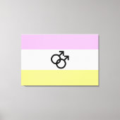Twink Pride-vlag Canvas Afdruk (Voorkant)