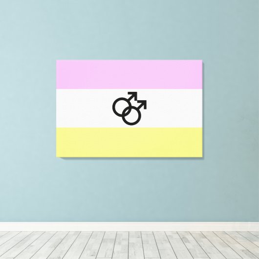Twink Pride-vlag Canvas Afdruk (Insitu (Houten vloer))