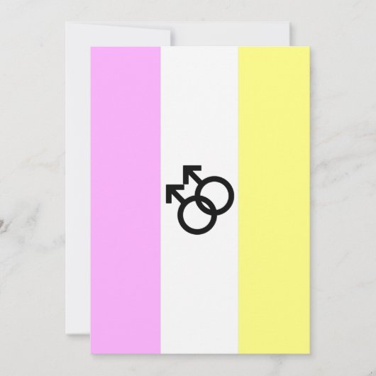 Twink Pride-vlag Feestdagenkaart (Voorkant)