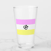Twink Pride-vlag Glas (Voorkant)