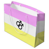 Twink Pride Vlag Groot Cadeauzakje (Achterkant Gekanteld)