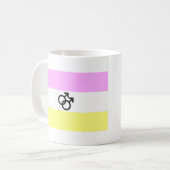 Twink Pride Vlag Koffiemok (Voorkant links)