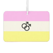 Twink Pride Vlag Luchtverfrisser (Achterkant)