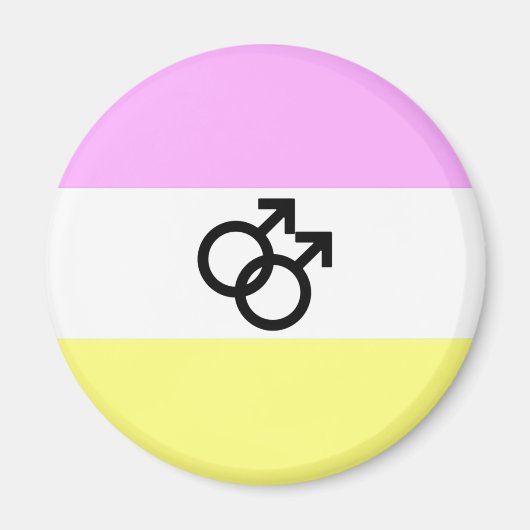 Twink Pride Vlag Magneet (Voorkant)
