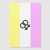 Twink Pride Vlag Magnetische Uitnodiging (Voorkant)
