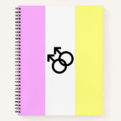 Twink Pride-vlag Notitieboek (Voorkant)