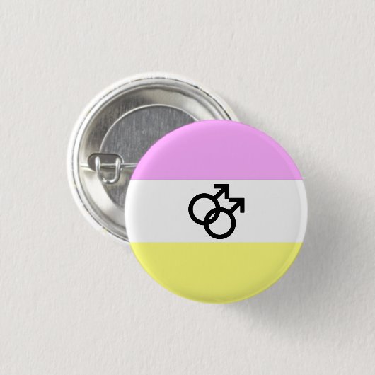 Twink Pride-vlag Ronde Button 3,2 Cm (Voorkant /achterkant)