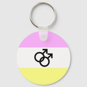 Twink Pride Vlag Sleutelhanger