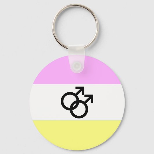 Twink Pride Vlag Sleutelhanger (Voorkant)