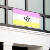 Twink Pride-vlag Spandoek (Buitenkant Gebouw)