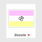 Twink Pride-vlag Sticker (Vel)