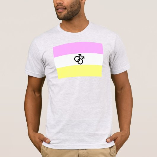 Twink Pride Vlag T-shirt (Voorkant)