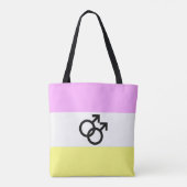 Twink Pride-vlag Tote Bag (Achterkant)