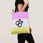Twink Pride-vlag Tote Bag (Dichtbij)