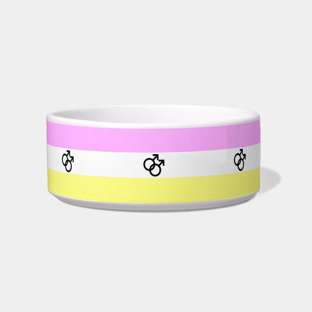 Twink Pride Vlag Voerbakje (Voorkant)