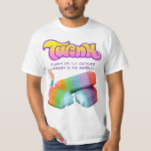 Twink Rainbow Cake Gay Pride LGBTQ+ T-Shirt (Voorkant)