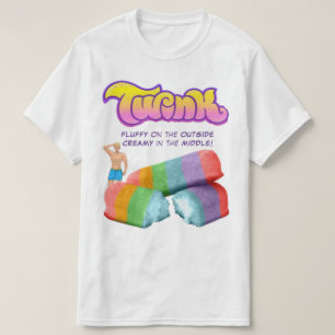 Twink Regenboog Cake Gay Pride LGBTQ+ T-Shirt