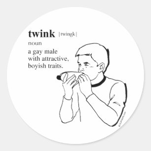 TWINK RONDE STICKER