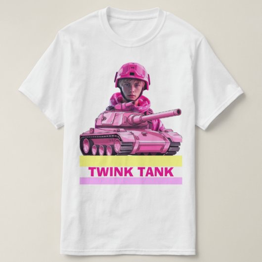 TWINK TANK LGBTQIA+ PRIDE T-SHIRT (Design voorkant)