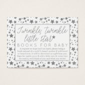 Twink Twinkle Little Star Baby ShowBook Request Visitekaartje (Voorkant)