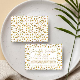 Twink Twinkle Little Star Baby ShowBook Request Visitekaartje