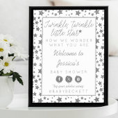 Twink, Twinkle Little Star Baby shower Welkom Poster