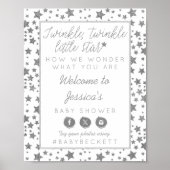 Twink, Twinkle Little Star Baby shower Welkom Poster (Voorkant)