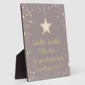 Twinkel Twinkel Sterre Fotoplaat (Zijkant)