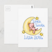 TWINKELE KLEINE STAR BRIEFKAART (Voorkant / Achterkant)