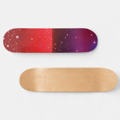 Twinkelen in rood persoonlijk skateboard (Horizontaal)