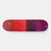 Twinkelen in rood persoonlijk skateboard (Horizontaal)