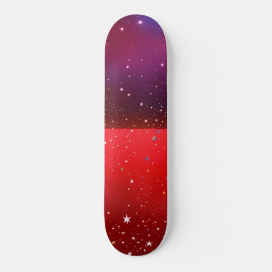 Twinkelen in rood persoonlijk skateboard (Voorkant)