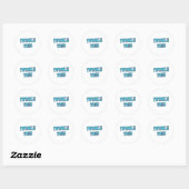 Twinkelende Tenen Ronde Sticker (Vel)