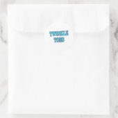 Twinkelende Tenen Ronde Sticker (Tas)