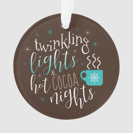 Twinkellampjes Hot Cocaca Nights ID593 Ornament (voorkant)