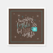 Twinkellampjes Hot Cocaca Nights ID593 Servet (Voorkant)