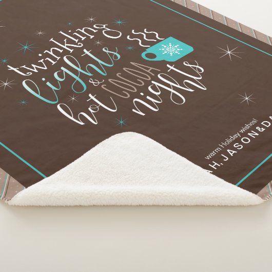 Twinkellampjes Hot Cocaca Nights ID593 Sherpa Deken (3/4)