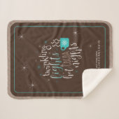 Twinkellampjes Hot Cocaca Nights ID593 Sherpa Deken (Voorkant (horizontaal))