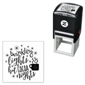 Twinkellampjes Hot Cocaca Nights ID593 Zelfinktende Stempel (In situ)