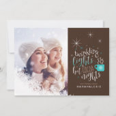 Twinkellampjes Hot Cocoa Nights One Foto ID593 Kaart (Voorkant)