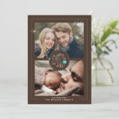 Twinkellampjes Hot Cocoa Nights Twee Foto ID593 Kaart (Staand voorkant)